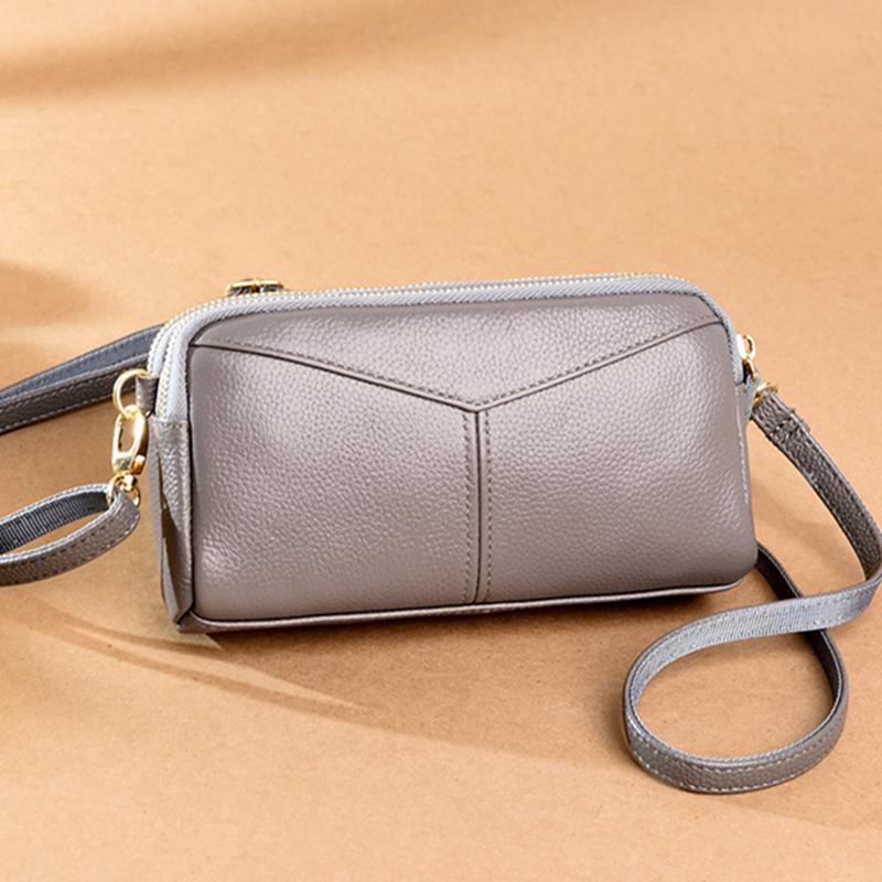 100% Genuine Leather Women Handbag High Quality Cowhide Female Shoulder Bag Luxury Brand Ladies Crossbody Bags New Fashi Purse