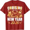 New 2026 New Year Eve Party  Family Festival Theme TShirt for MenWomen  Short Sleeve Round Neck Loose Top
