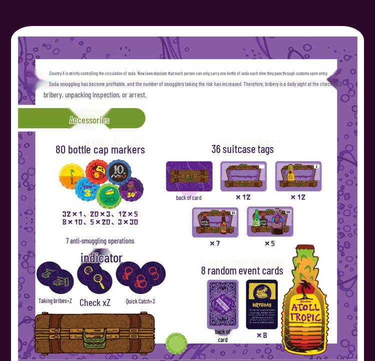 Sheriff of Nottingham: Soda Smugglers Card Game for 3-8 Players