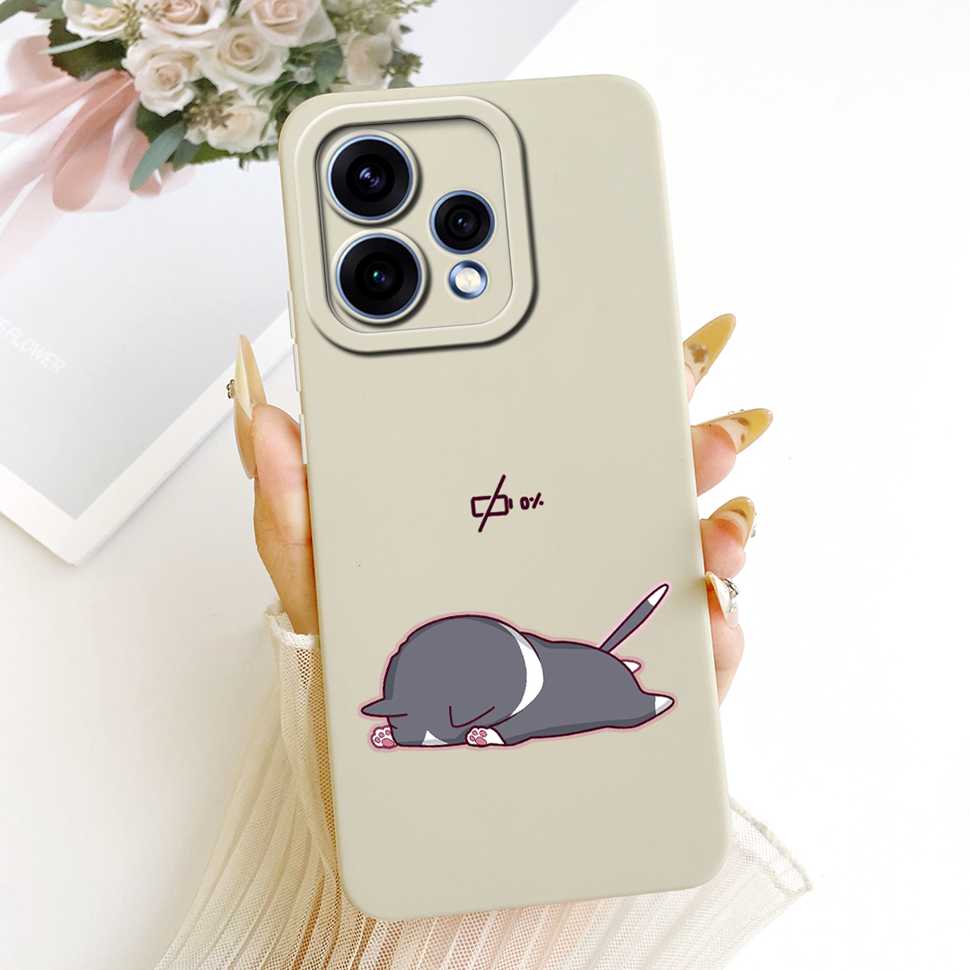 For Oppo Reno15 5G Case CPH2825 ilicone Back Cover For Oppo Reno 15C Reno15c 5G Cute Panda Cartoon Phone Cases Shockproof
