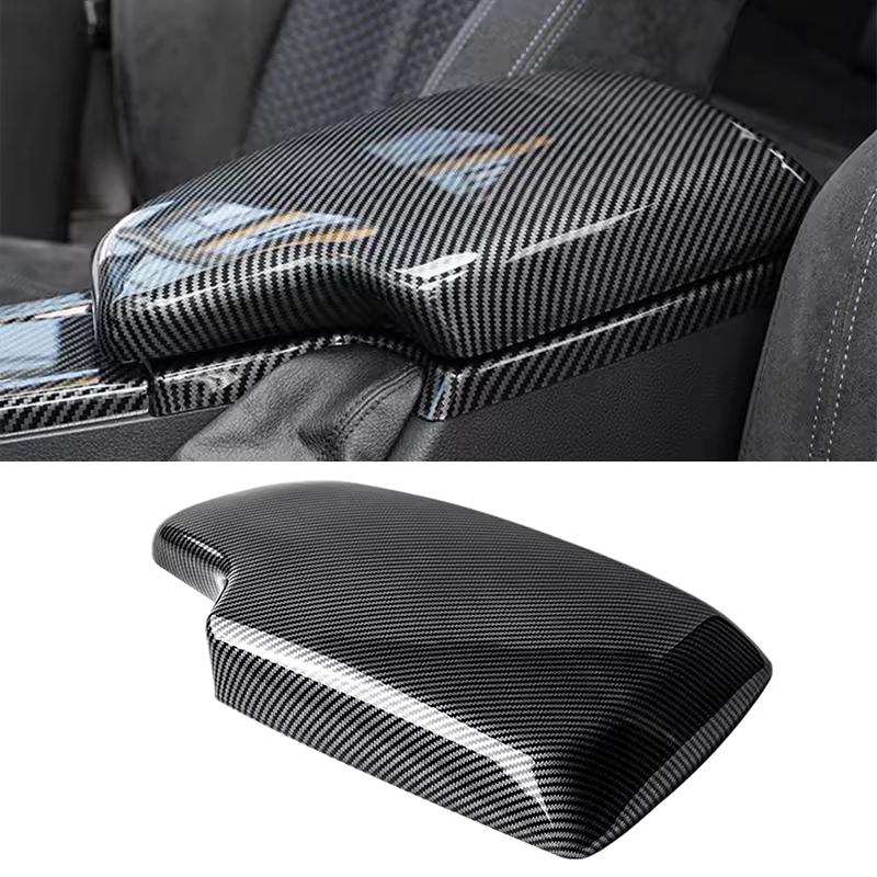 ABS Carbon Fiber Center Console Lid Armrest Box Trim Protective Cover For BMW 3 4Series3GT F30 F31 F34 F36 320i Car Accessories
