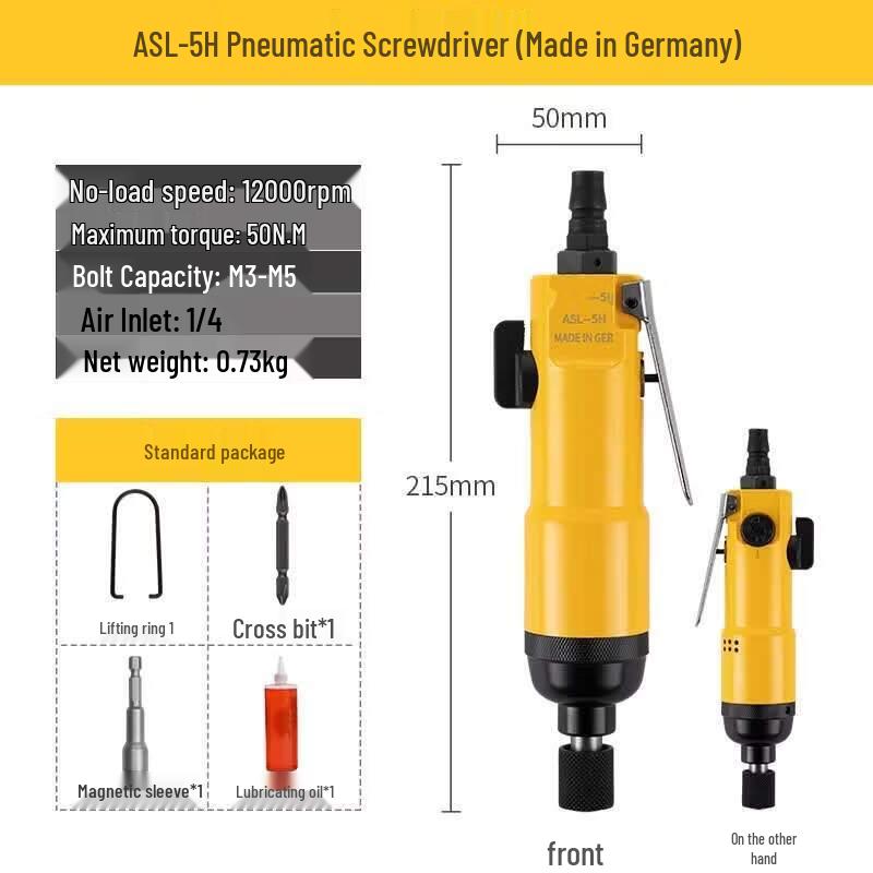 OLOEY Woodworking Pneumatic Screwdriver CN plug (adapter included)