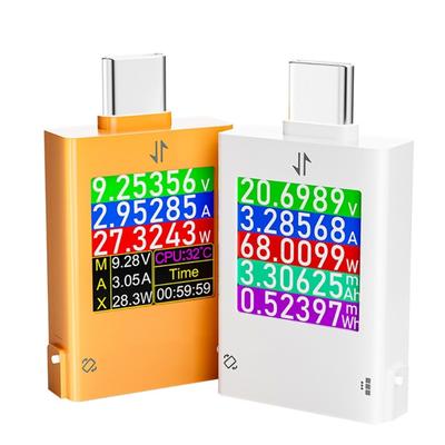 Type C USB Chargers Tester Real Time Voltages Current Monitor LED Screen Accurate for Mobile Devices PowerBanks