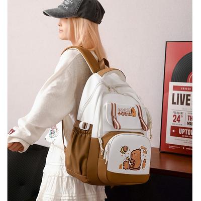 The New Schoolbag for Primary School Students and Middle School Students Has a High Value, Lightweight and Large-capacity Backpack.