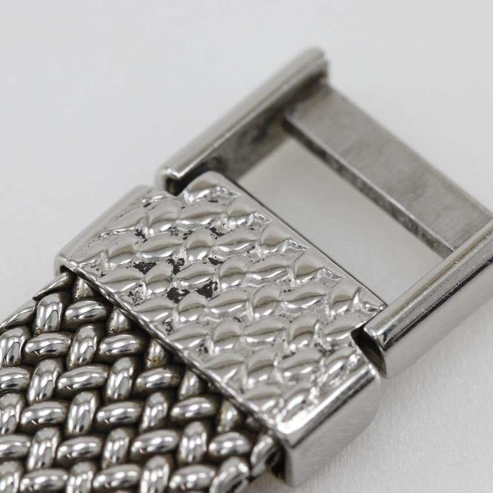 Seiko CREDOR Uhren 5A70-3C30 Silbernes Zifferblatt Edelstahl Quarz Analoganzeige Damen Gebraucht