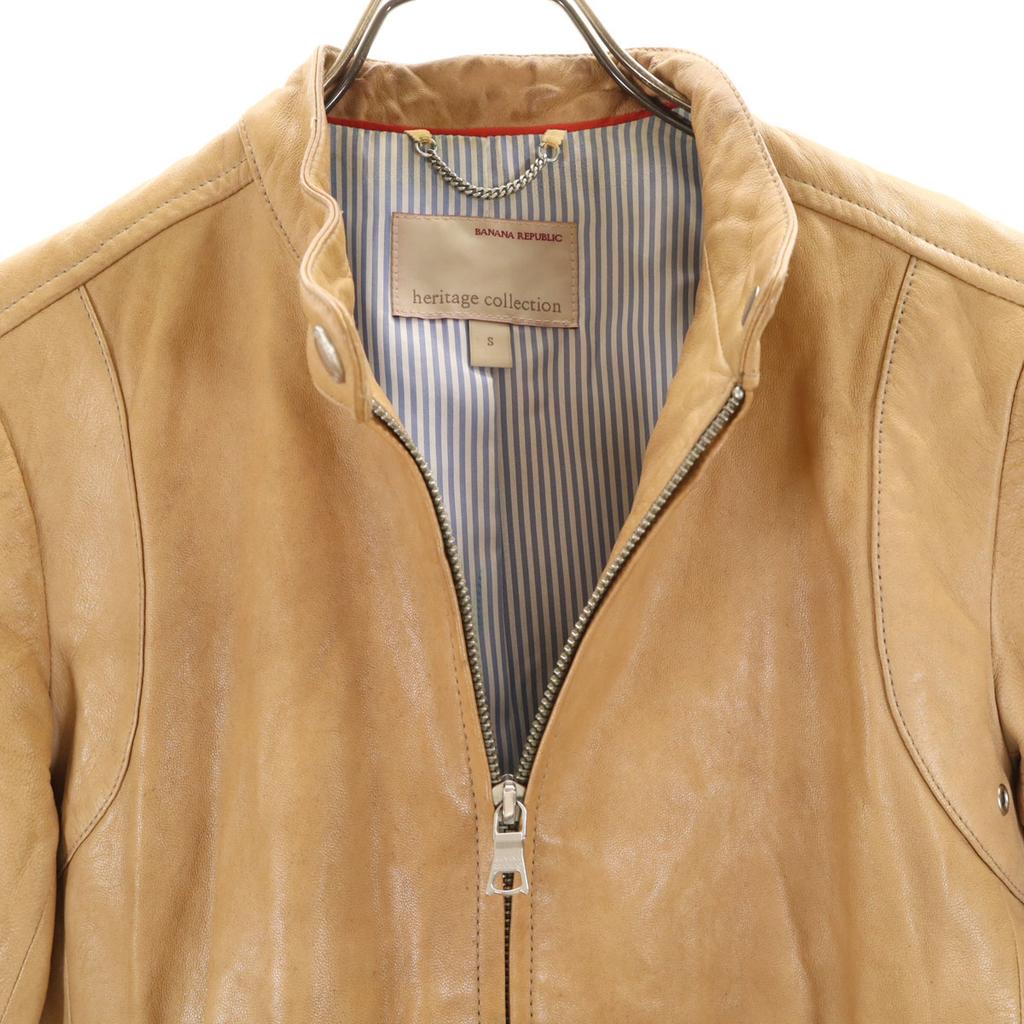Banana Republic leather jacket S Beige Women Used