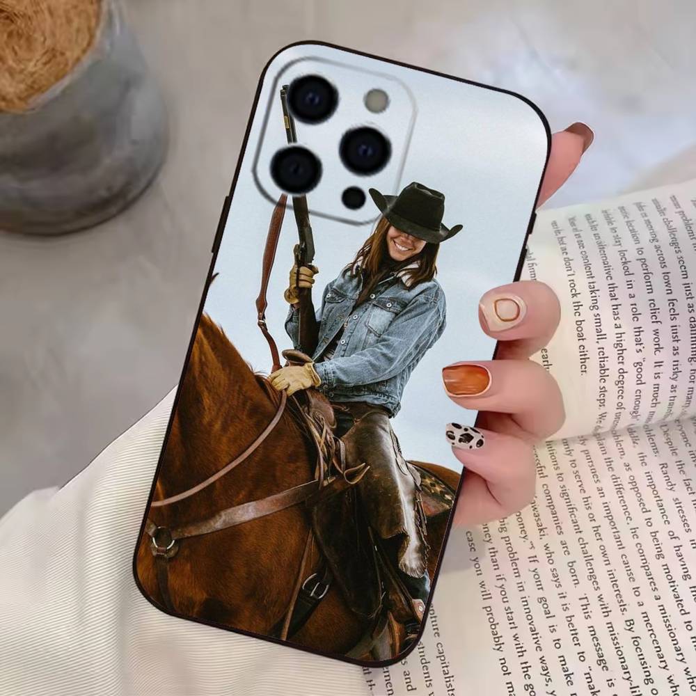 Stile Western C-Cowboy Custodia per Telefono in Silicone Morbido Per IPhone 17 16 15 14 13 12 11 X XR Plus Pro Max Plus