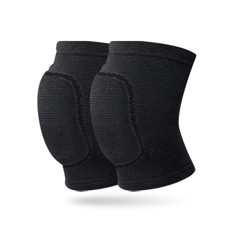Knee Pads For Kids 3-5 Wanlvhu Protective Knee Pads Thick Sponge Volleyball Knee Pads Collision Avoidance Knee Sleeve Anti Slip Breathable Sports Knee Brace For Football Basketball Running Dance Black Large Soft