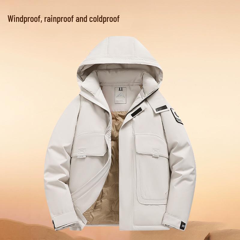 

Men s High-End 90% White Duck Down Mountaineering Jacket, Customizable Autumn/Winter Couple s Outdoor Jacket with Company Logo, 2026 Collection 5XL