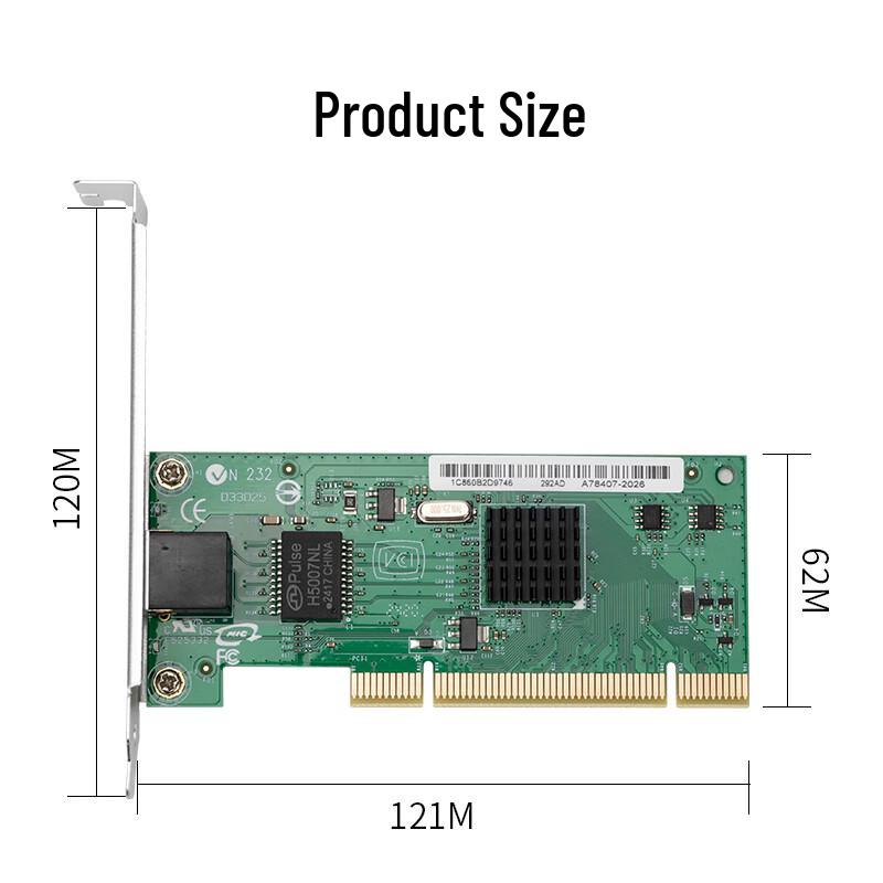 MOGE PCI-E Gigabit Ethernet Network Card with Intel 82540 Chip (CN Version)