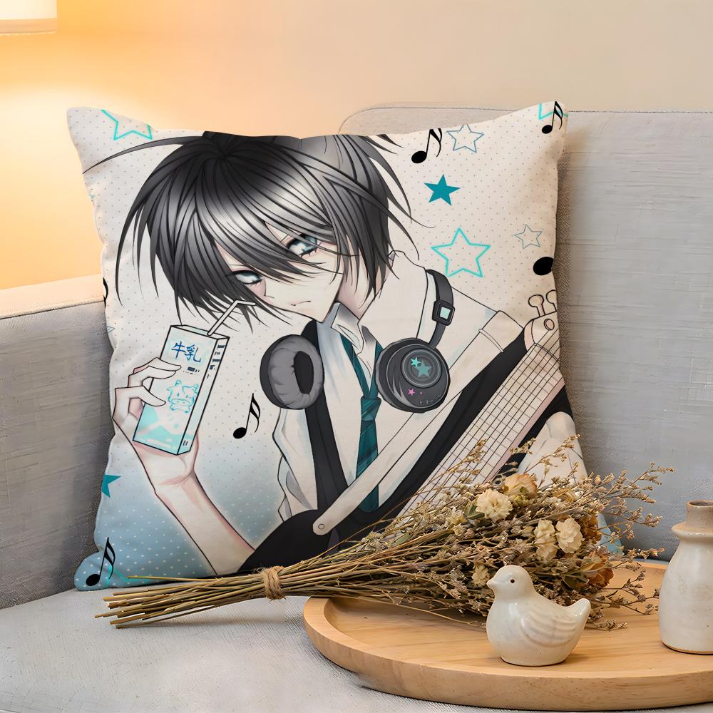 

Cushion Cover Linen SkinFriendly Soft Decorative Case For Sofa Home Decor Anime Nonymous Noise Pillow cover 30x30cm