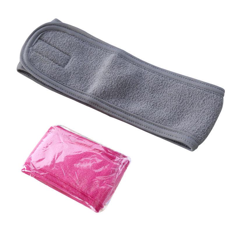 Bandeau de Sport Velcro Double Couche pour Post-partum, Lavage du Visage, Course à Pied et Style Transfrontalier