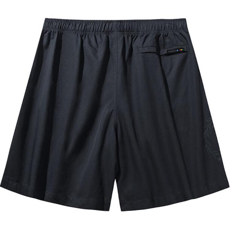 Anta Life Series Olympic Culture Series Breathable Loose Fit Five-Point Casual Shorts Men shorts Wax-Gray 152438518-2