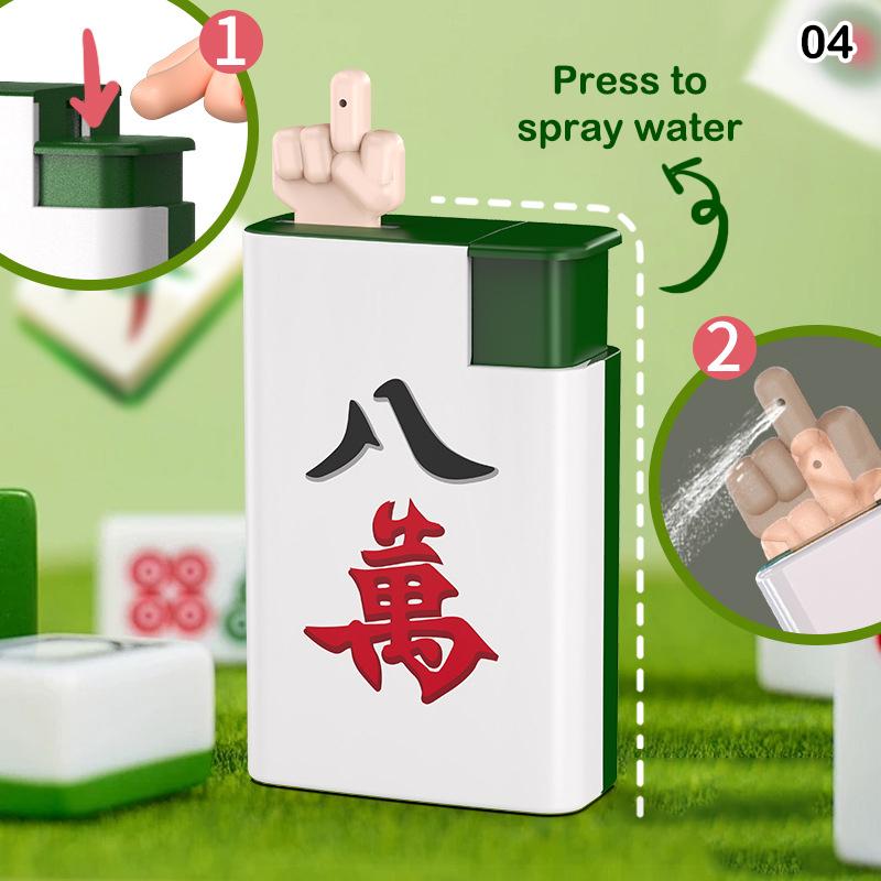 Water Spray Lighter  Prank Drinking Water Spray Lighter Mini Cartoon Pranker Squirt Water Prop Portable Water Jet Lighter