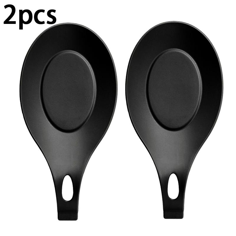 Ceramic Spoon Rest Large Utensil Holder Heat Resistant for Cooking Coffee Kitchen Non Slip Surface