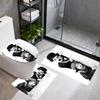 Charlie Chaplin Bathroom Mat Set 3Pcs Bath Mats Set For Home Decoration Bathroom Decor Elegant Floor Mats