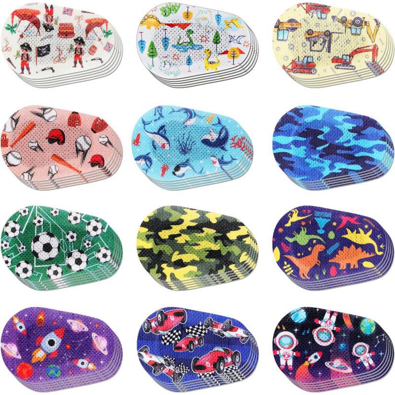 Einweg-Amblyopie-Augenklappen für Kinder zur Strabismus-Korrektur - Vollständige Abdeckung, Einzelaugentherapie