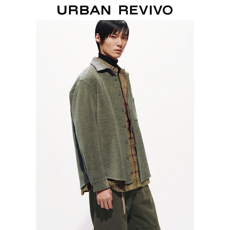 UR2026 Men's Textured Patch Pocket Commuter Shirt