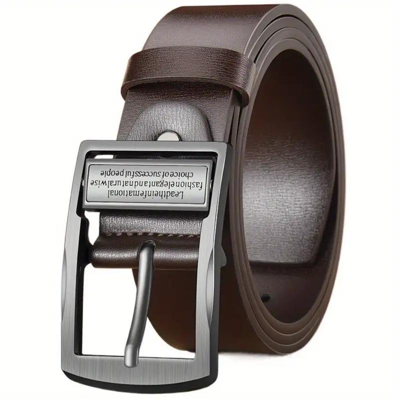 

Новый мужской ремень с пряжкой из металлического сплава для взрослых, повседневный пояс и мужской плечевой ремень 120cm