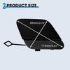 Rear Bumper Tow Hook Cover for Mercedes Benz E Class W213 AMG Line Sport Styling Package E180 E200 E220 E250 E300 E350 E400 2017 2018 2019 2020