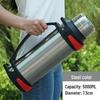 304 Stainless Steel 5L Thermos Flask - Large Capacity, Portable for Men & Women, Outdoor Car Use, Household Hot Water Bottle