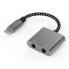 Cubilux Lightning To Dual Headphone Splitter Lightning To Dual Headphone Splitter Cable for iPhone and Share Music with Two Earphone Adapter 3.5mm