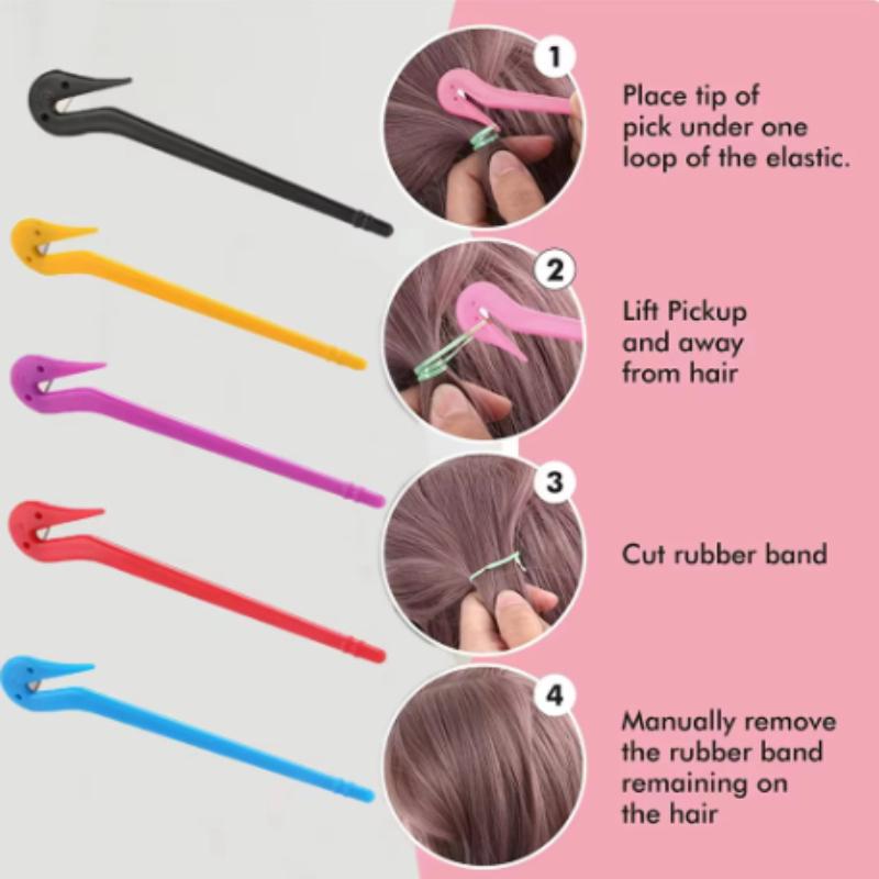 Practical children's hair braided rubber band cutter does not damage hair remove headband small tool for removing rubber bands