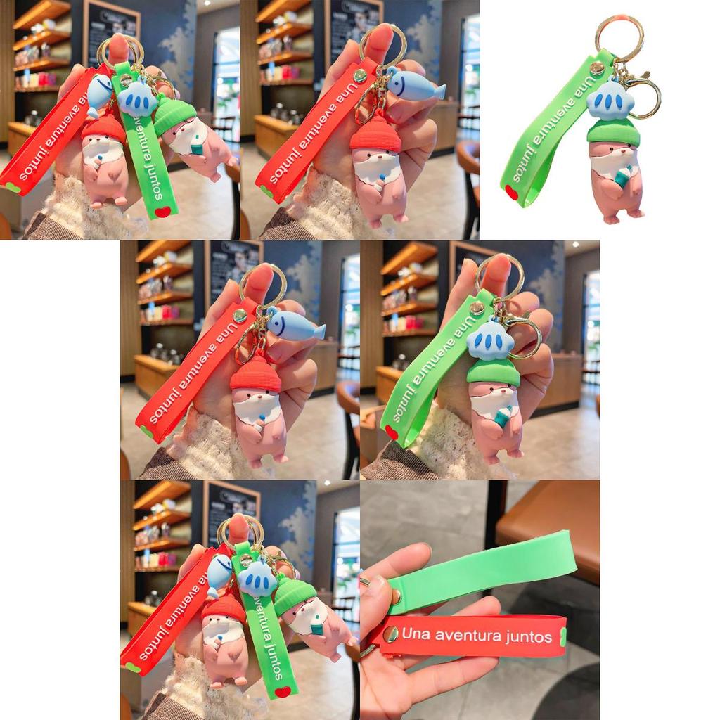 Entzückender Cartoon Seelöwen Schlüsselanhänger Süßes Tier Accessoire für Auto und Tasche