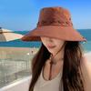 Breathable Wide Brim Sun Hat Adjustable Fisherman Sunshade Cap Western Cowboy Hat  Summer