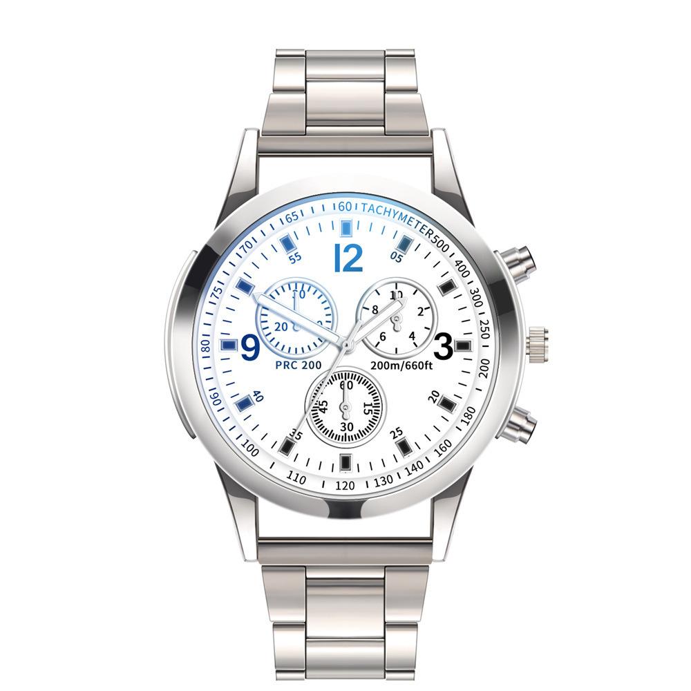 Men Stylish Analog Quartz Wrist Watch Business Style Fashion Decoration Gift