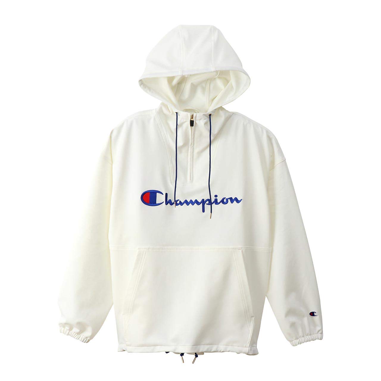 

Champion Anorak Hoodie Size L to Japanese Size CW-QSC02 Women s Half-Zip Jacket, White, (Equivalent L) білий
