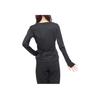 Adidas Response Round Neck Comfortable Solid Color Long Sleeve Regular T-Shirt Women Tops Black DQ2616