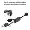 1/4inch Trailer Hitch Lock With Electrophoretic Paint Finish For Weather Protection Trailer Latches Lock