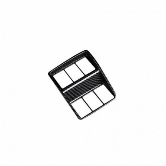 Carbon Fiber For Honda CRV CR-V Headlight Switch Control Frame Trim 2017-