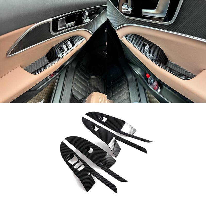 LHD For Chery Tiggo 9 2024 2025 Interior Accessories Window Rise Switch Gear Shift Water Cup Panle Steering Wheel AC Vent Cover