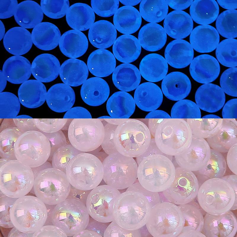 Night Glow Fantasy Ball Beads Fine Sparkling Acrylic for DIY Necklace Bracelet Earring