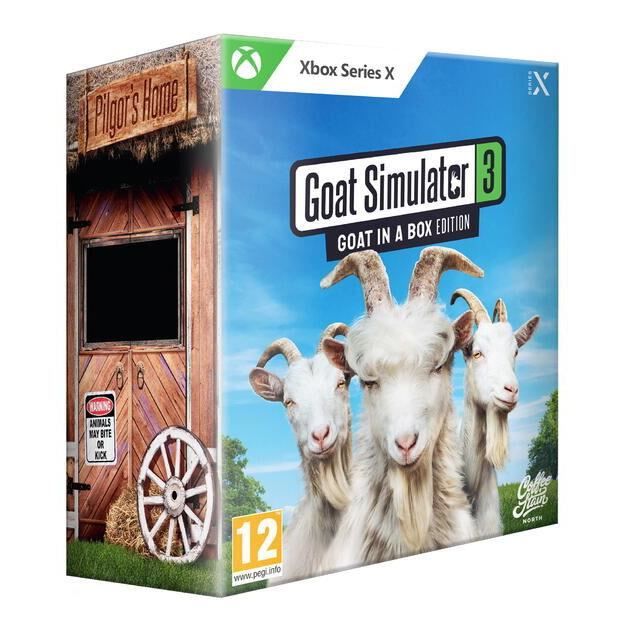 Jeu - Coffee Stain Studios - Goat Simulator 3 - Xbox Series X - Simulation - En boîte