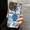 Sea Turtle Art Aesthetics Soft Phone Case For iPhone 15 16 17 Air 14 Pro Max 16E Plus 13 12 Mini Plating Anti-Fall Fundas