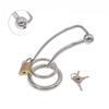 BDSM Stainless Steel Catheter Chastity Lock Bondage Adult Sex Tools Penis Cage Urethral Dilatation  Slave Cuckold Cockring