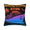 Decorative Pillow Cover Family Cruise Accessories Seat Making Memories Together Pillow Case Cover Square Multiple Sizes