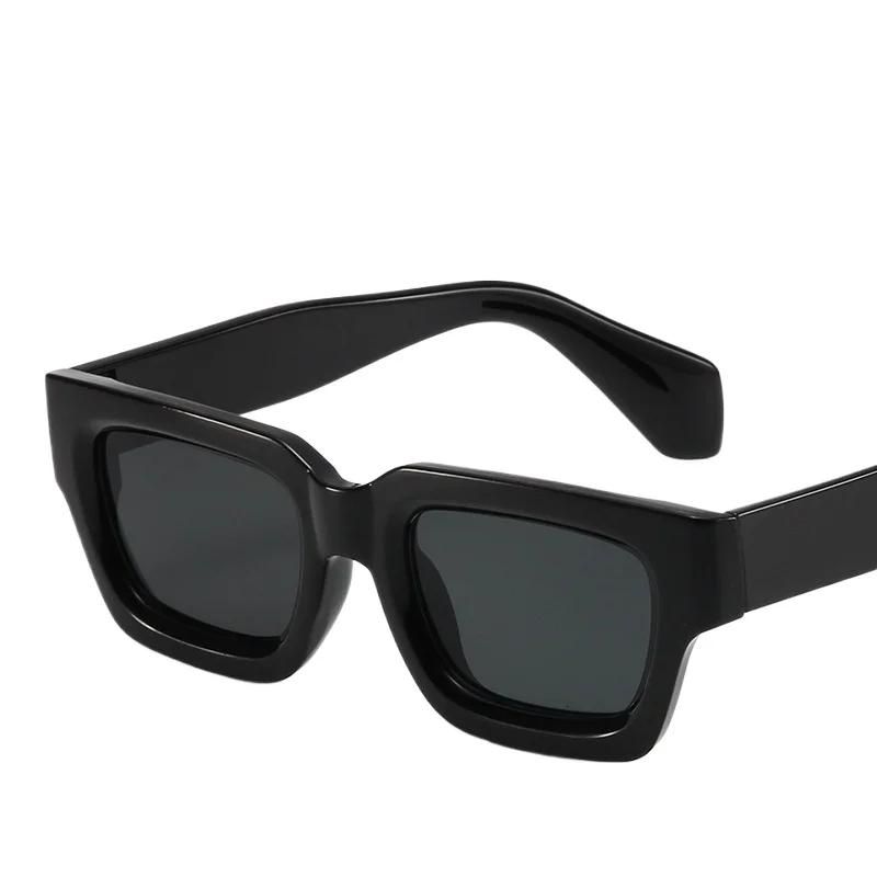 Vintage Square Sunglasses New Women's Fashion Oversized Sunglasses Men Shades Black Sunshade Sun Glasses UV400 Eyewear