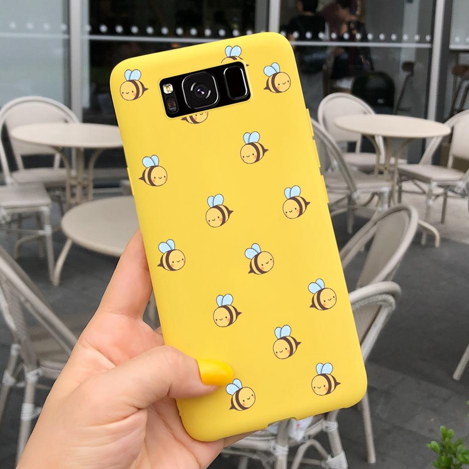 For Samsung Galaxy S8 Case Galaxy S8+ Cover Stylish Sunflower Pretty Girls Cover For Samsung S8 Plus GalaxyS8 S8+ Soft Bags Case