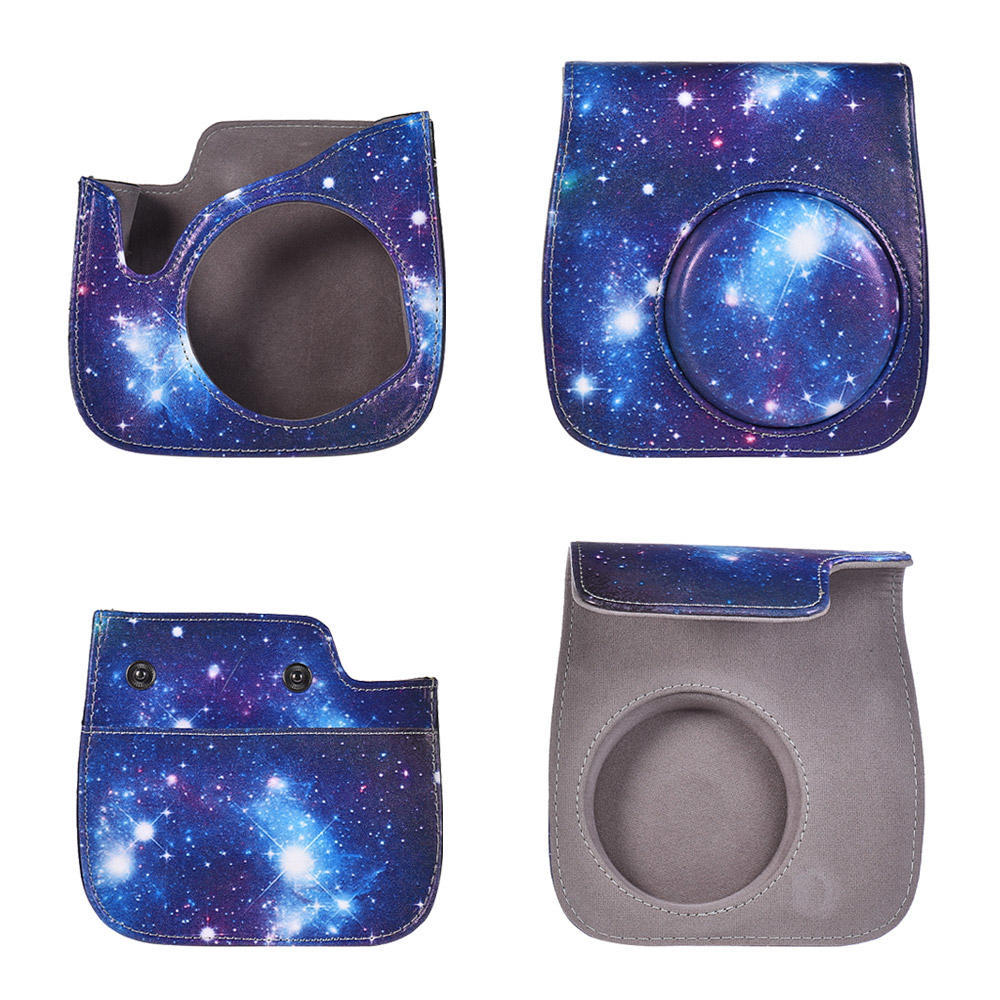 PU Protective Instant Camera Case Bag Pouch Protector with Strap for Fujifilm Instax Mini 8+ 8s 8 9