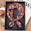 Small square scarf silk scarf women's spring and autumn matching shirt work professional wear neck protection scarf thin scarf scarf yarn 71x71