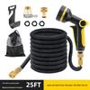 Midsummer 2200D TPE Retractable Magic Hose for Car Wash and Garden Watering with Spray Gun