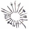 12/24PCS Medieval Figure Weapon Accessories Kit Building Blocks King Sword Lion King Shield Trident Battle Axe Double-edged Axe Brick Toy