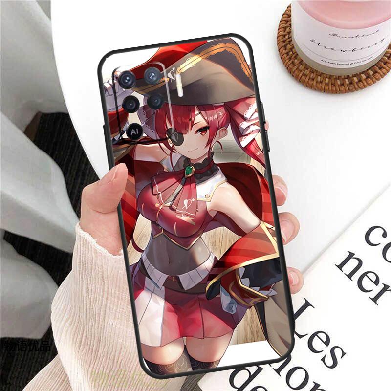 Houshou Marine Hololive Case For Oppo A78 A54 A74 A94 A17 A57 A77 A76 A16 A96 A18 A60 A80 A40 A38 A58 A98 A15 A5 Pro