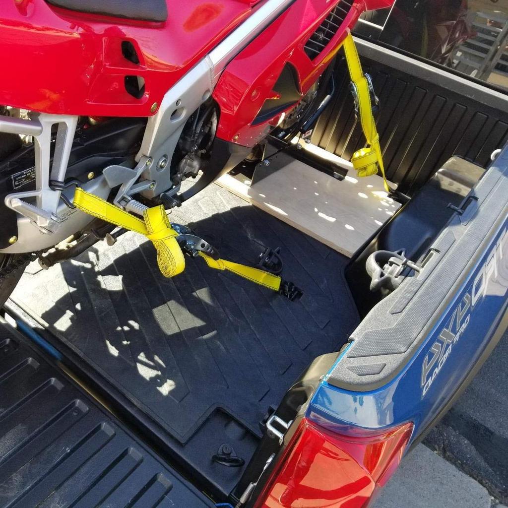 Heavy Duty Truck Bed Tie Down Anchor Ring Trailer Hook Cargo Bolt V-Ring Pickup Rail Accessories (Pack of 4)