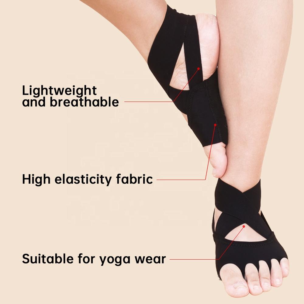 Custom Non-Slip Yoga Socks for Women Pilates Dance Gym Training Shoes for Home Exercise