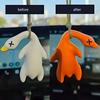 10Pcs Sunlight Color Changing Roast Duck Ornaments Creative Car Mirror Hanging Decoration for Indoor and Outdoor Use